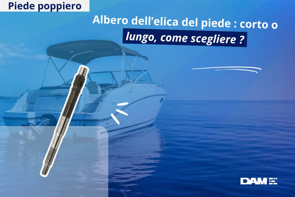 Albero elica piede motore: terminologia, tipi e diagnosi (corto/lungo)